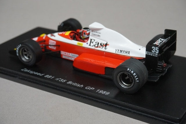 1:43 SPARK RG004 Zakspeed 891 UKGP 1989 #35 Aguri Suzuki East Racing Gear