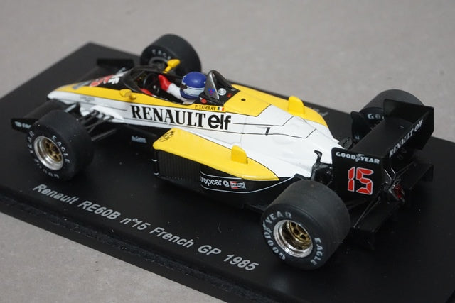 1:43 SPARK S1702 Renault RE60B French GP 1985 #15 Patrick Tambay