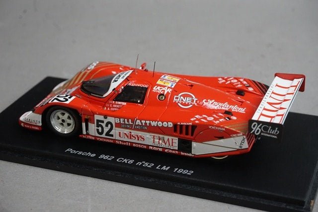 1:43 SPARK S1917 Porsche 962 CK6 LM Le Mans 1992 #52