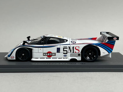 1:43 SPARK S0651 Lancia LC2 LM Le Mans 1983 MARTINI #5