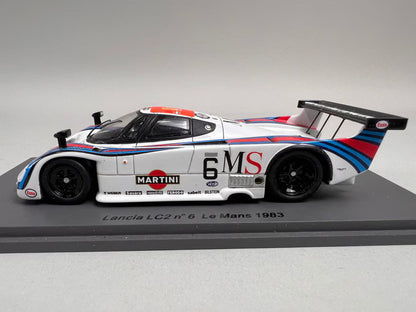 1:43 SPARK S0652 Lancia LC2 Le Mans 24H 1983 #6 Martini A. Nannini / J.C. Andrew / P. Barilla
