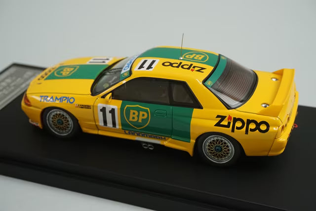 1:43 HPI 8077 Nissan Skyline BP Oil TRAMPIO GT-R JTC 1993 #11 TRAMPIO model car