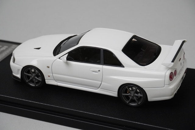 1:43 HPI 8396 iiado Company Custom Mirage Nissan Skyline GT-R V-spec II Nurburgring (R34) White