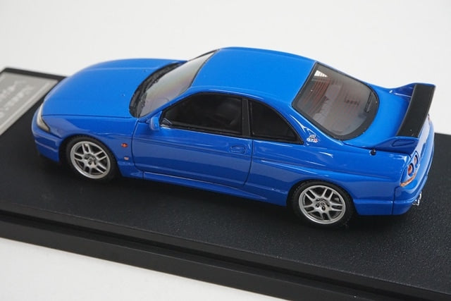 1:43 HPI 8385 MIRAGE Nissan Skyline GT-R V-Spec LM (R33) Champion Blue model car