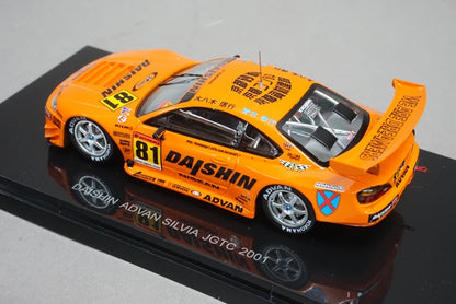 1:43 EBBRO 44968 DAISHIN ADVAN Silvia JGTC 2001 #81