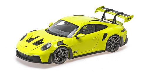 [ Back-order ] MINICHAMPS 110062028 1:18 Porsche 911 (992) GT3RS 2023 Green Black wheels model car