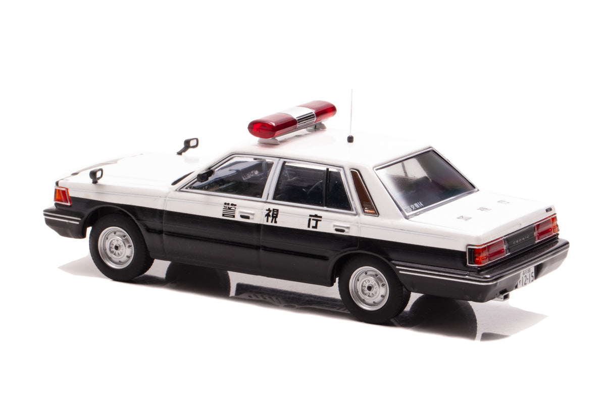 [ Back-order ] RAI'S H7438501 1:43 Nissan Cedric (YPY30 modified) 1985 MPD Mobile Traffic Unit Vehicle