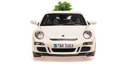 [ Back-order ] MINICHAMPS 400065405 1:43 Porsche 911 GT3 2006 White Christmas Tree model car