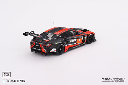 [ Back-order ] TSM TSM430736 1:43 BMW M4 GT3 Dubai 24 Hours 2023 #7 Team WRT model car