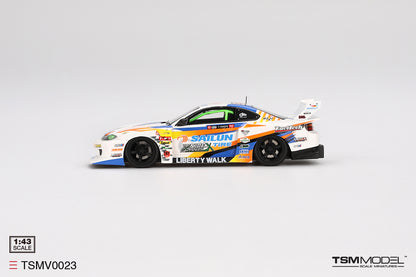 [ Back-order ] TSM TSMV0023 1:43 Nissan Silvia LB-Super Silhouette #555 2023 Formula Drift Japan model car