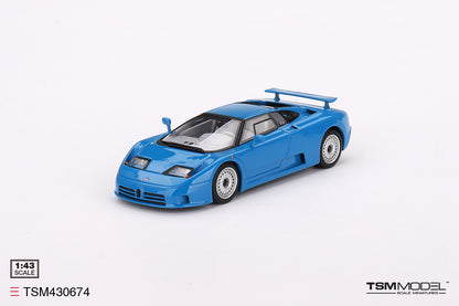 [ Back-order ] TSM TSM430674 1:43 Bugatti EB110 GT Blue model car
