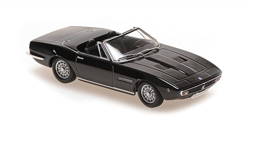[ Back-order ] MINICHAMPS 940123331 1:43 Maserati Ghibli Spider 1969 Black model car