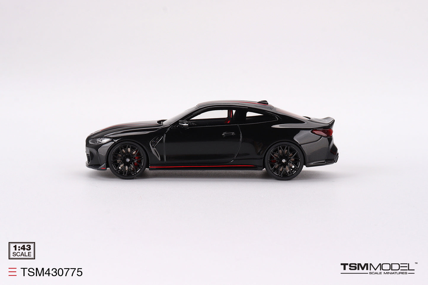 [ Back-order ] TSM TSM430775 1:43 BMW M4 CSL Black Sapphire LHD model car