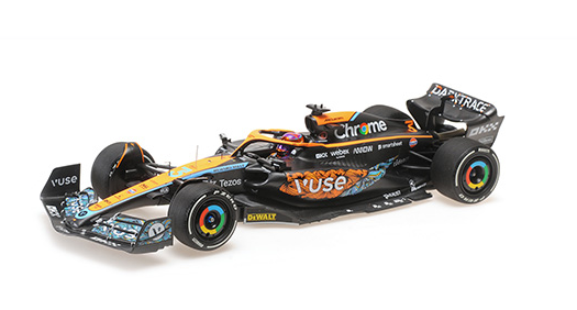 [ Back-order ] MINICHAMPS 537224003 1:18 McLaren MCL36 D.Ricciardo Abu Dhabi GP 2022 model car