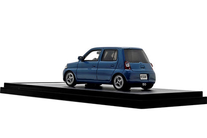 [ Back-order ] Hi-Story HS431BL 1:43 DAIHATSU ESSE ECO Low Down Custom (2006) Sea Blue Resin