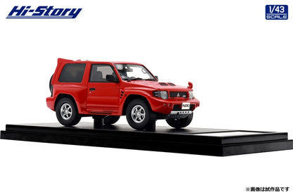[ Back-order ] Hi-Story HS458RE 1:43 MITSUBISHI PAJERO EVOLUTION 1997 Passion Red Resin model car