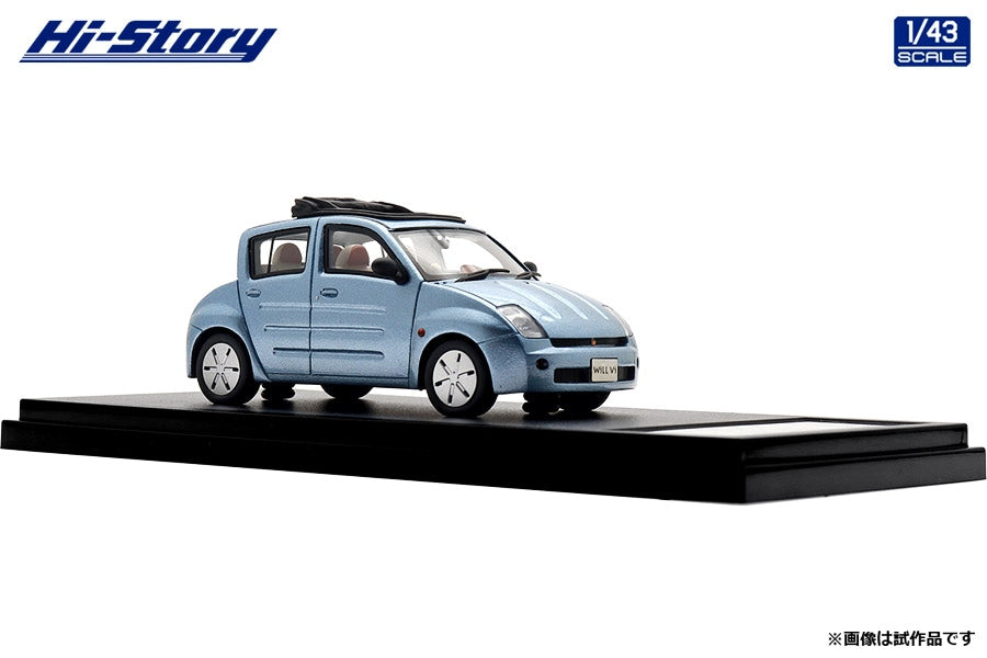 [ Back-order ] Hi-Story HS476BL 1:43 Toyota Will Vi 2000Light blue metallic Resin model car