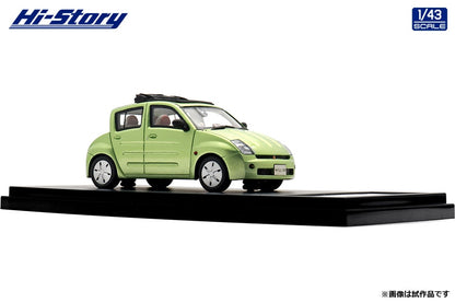 [ Back-order ] Hi-Story HS476GR 1:43 Toyota Will Vi 2000Yellow Green Metallic Opal Resin model car