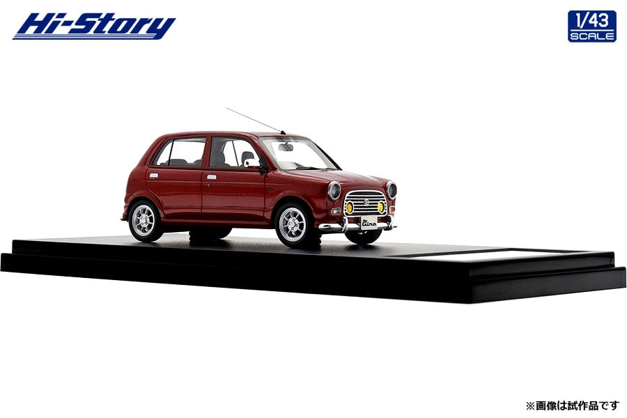 [ Back-order ] Hi-Story HS460RE 1:43 DAIHATSU Mira Gino 5DOOR 2000

Maple Red Mica Metallic Resin model car