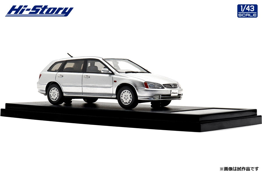 [ Back-order ] Hi-Story HS484SL 1:43 Honda Avancier V 1999 Satin SilVer Metallic Resin model car