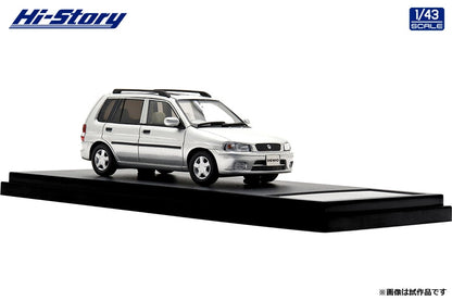 [ Back-order ] Hi-Story HS497SL 1:43 MAZDA DEMIO GL 1996 SilVerstone Metallic Resin model car