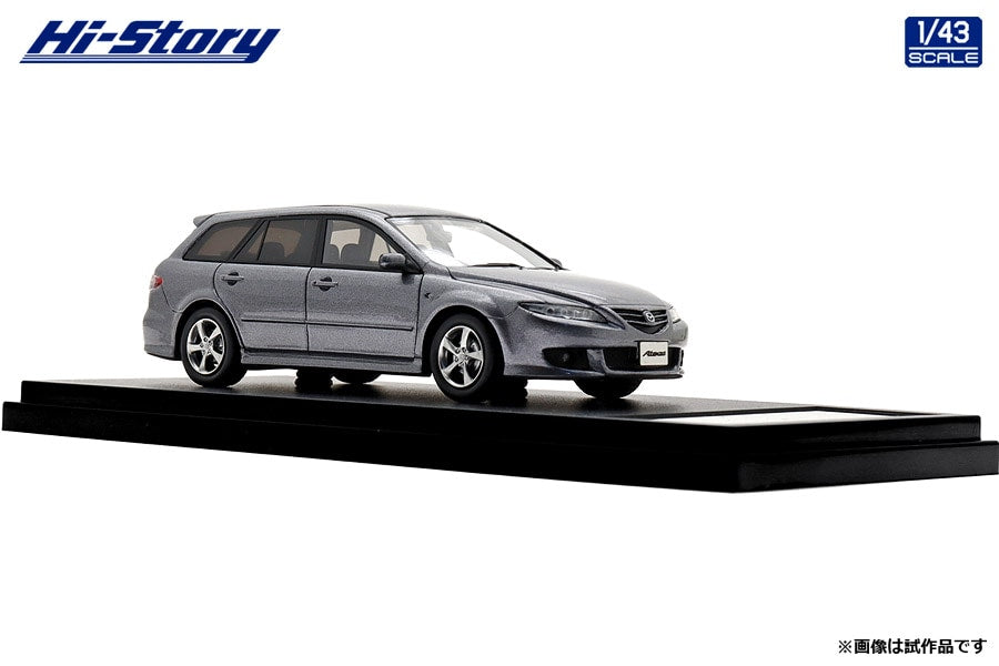 [ Back-order ] Hi-Story HS490GY 1:43 MAZDA ATENZA Sports Wagon 23S 2004 Titanium Gray Metallic II Resin model car