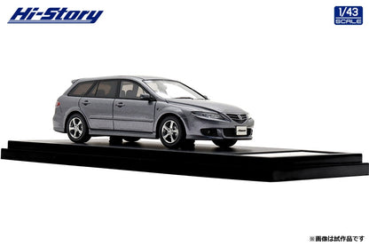 [ Back-order ] Hi-Story HS490GY 1:43 MAZDA ATENZA Sports Wagon 23S 2004 Titanium Gray Metallic II Resin model car