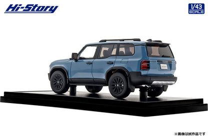 [ Back-order ] Hi-Story HS500BL 1:43 Toyota LANDCRUISER 250 ZX 2024 Smoky Blue resin model car