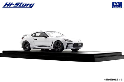 [ Back-order ] Hi-Story HS565WH 1:43 Toyota GR86 Special Edition RZ "40th Anniversary Limited" 2023 Crystal White Pearl Diecast model car