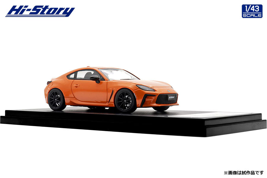 [ Back-order ] Hi-Story HS564OR 1:43 Toyota GR86 Special Edition RZ "10th Anniversary Limited" 2022 Flame Orange Diecast model car