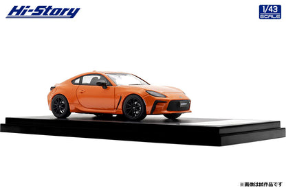 [ Back-order ] Hi-Story HS564OR 1:43 Toyota GR86 Special Edition RZ "10th Anniversary Limited" 2022 Flame Orange Diecast model car