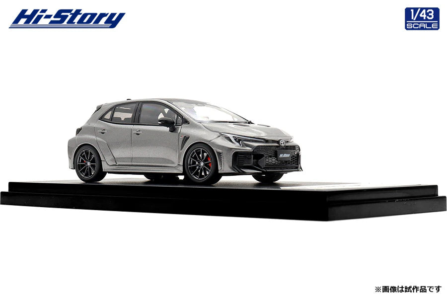 [ Back-order ] Hi-Story HS573GY 1:43 Toyota GR COROLLA RZ 2025 Precious Metal Diecast model car