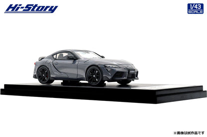 [ Back-order ] Hi-Story HS575GY 1:43 Toyota GR SUPRA RZ 2025 Volcanic Ash Gray Metallic Diecast model car