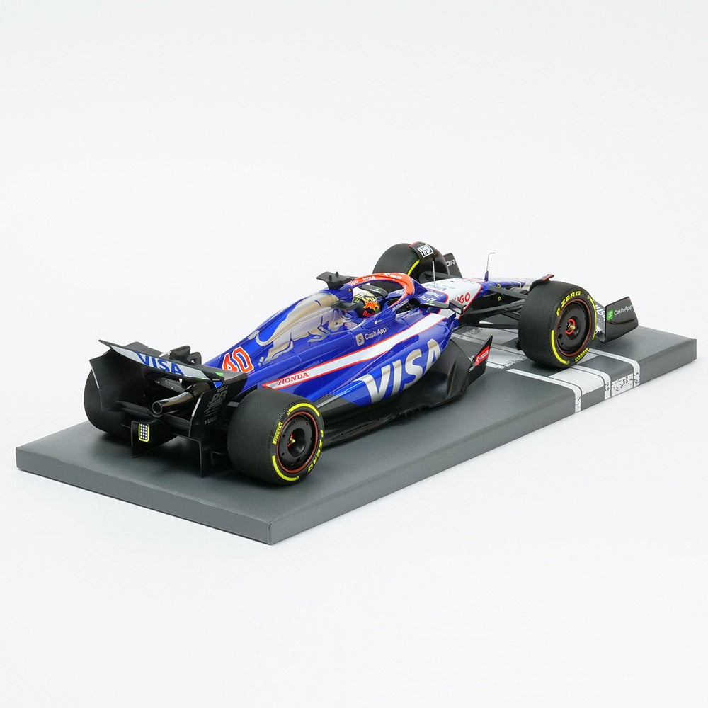 [ Back-order ] MINICHAMPS 117240440 1:18 Visa VCARB01 Iwasa Japan GP24 Official Debut model car