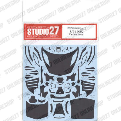 [ Back-order ] STUDIO27 CD24020 1:24 NSX Carbon decal forTAMIYA2434 Carbon Decals4