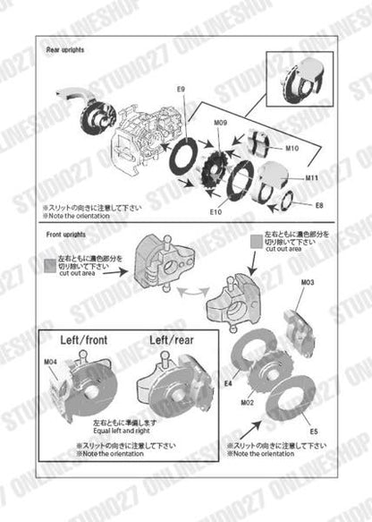[ Back-order ] STUDIO27 FP20159 1:20 P34 #4 Japan GP 1976 Detail UP Parts Set for TAMIYA Detail Up Parts