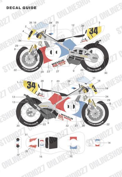 [ Back-order ] STUDIO27 TK1255 1:12 RGV-Γ 1989 for TAMIYA [Conversion Kit]