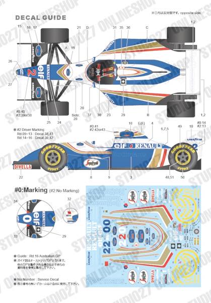 [ Back-order ] STUDIO27 TK2091 1:20 FW16B 1994 for FUJIMI [Conversion Kit]