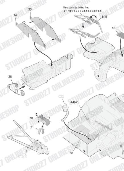 [ Back-order ] STUDIO27 FP24251 1:24 C9 Upgrade PARTS for TAMIYA【Detail Up Parts】
