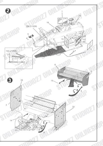 [ Back-order ] STUDIO27 FP20178 1:20 Type 99T Upgrade Parts for TAMIYA Detail Up Parts