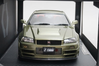 1:18 HPI 8907 Nissan NISMO R34 GT-R Z Tune Millennium Jade model car