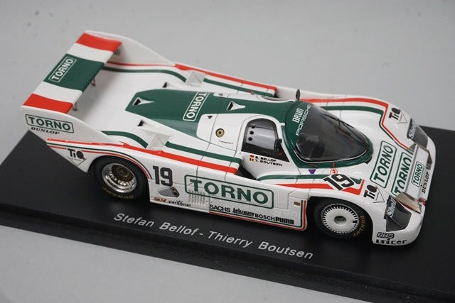 1:43 SPARK SB Collection Bellof Porsche 962 3.Platz Mugello 1985 #19