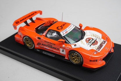 1:43 EBBRO 43979 ARTA NSX Super GT500 Champion 2007 #8 Orange model car