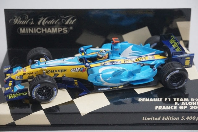1:43 MINICHAMPS 400060201 Renault R26 French GP 2006 #1 model car