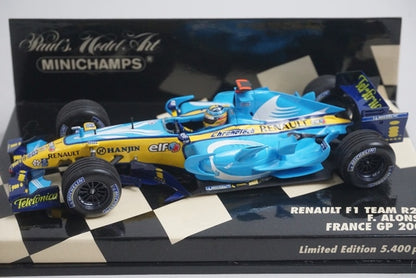 1:43 MINICHAMPS 400060201 Renault R26 French GP 2006 #1 model car
