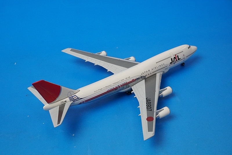 1:500 B747-400D JAL Okinawa Service 50th Anniversary JA8907 BJE2085 JALUX airplane model