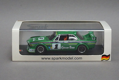 1:43 SPARK SG003 BMW CSL Nurburgring Winner 1977 #1 model car