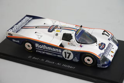 1:43 Spark S0942 Porsche 962C Le Mans Winner 1987 #17 Rothmans Specification