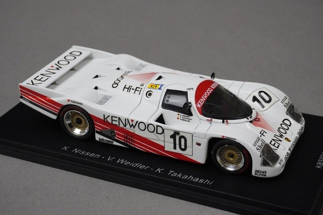 1:43 SPARK KBS024 Porsche 962 Le Mans 1987 #10 model car