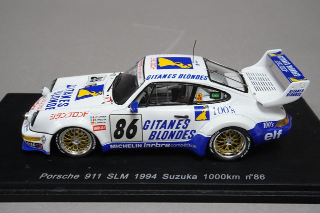 1:43 SPARK KBS060 Porsche 911 Suzuka 1000km 1994 #86